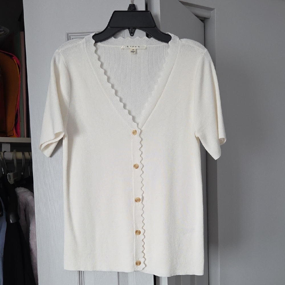 Cyrus Cream Button Down Shirt
